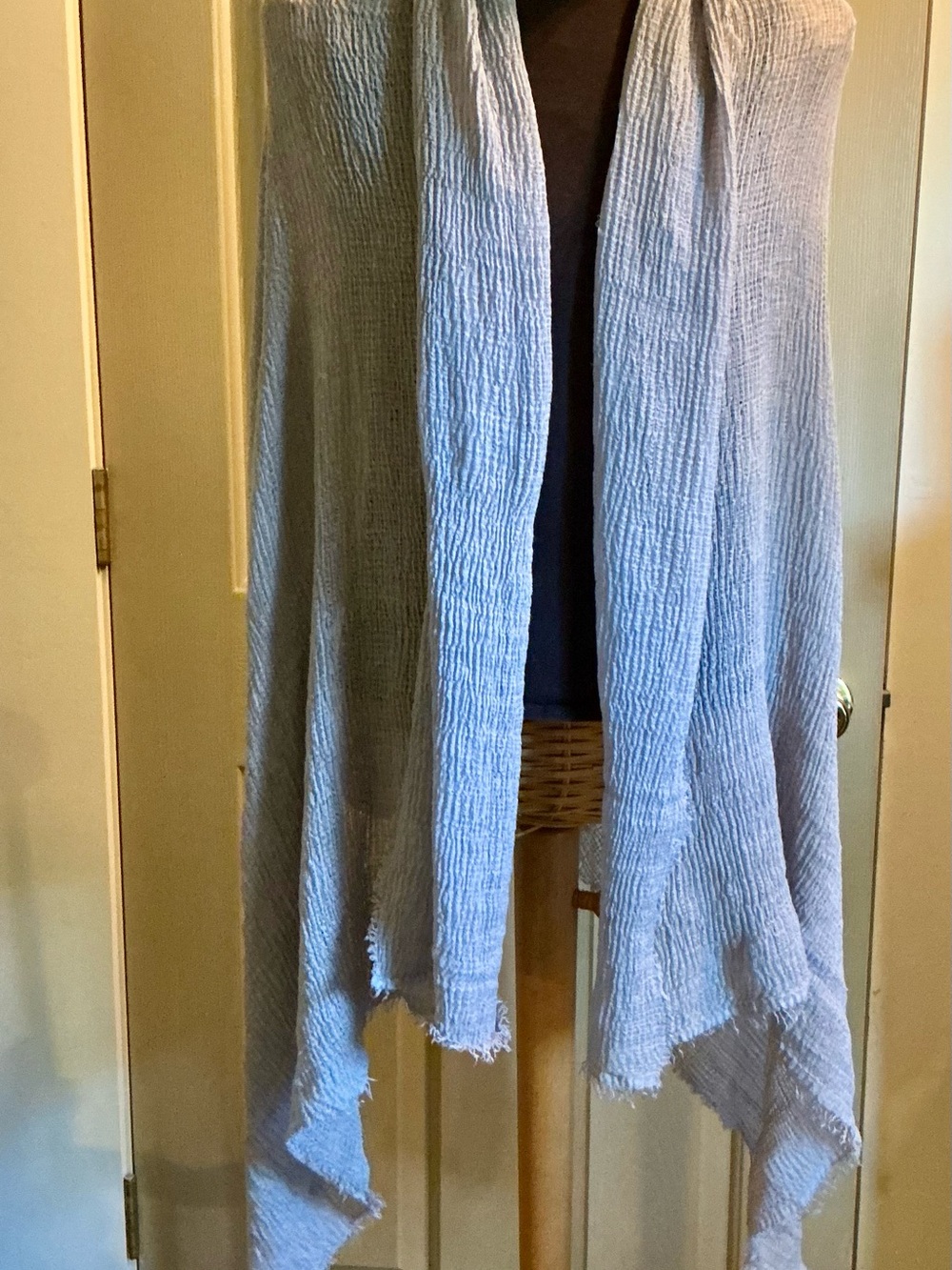Silver Women's scarf/Wrap 70 x38